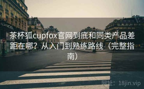 茶杯狐cupfox官网到底和同类产品差距在哪？从入门到熟练路线（完整指南）