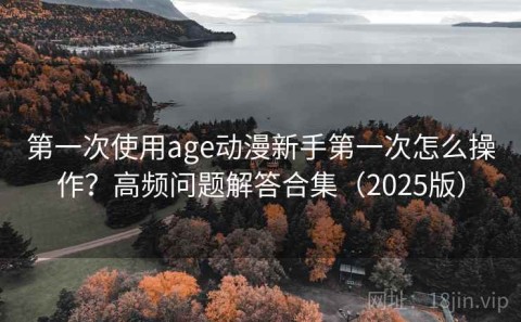 第一次使用age动漫新手第一次怎么操作？高频问题解答合集（2025版）