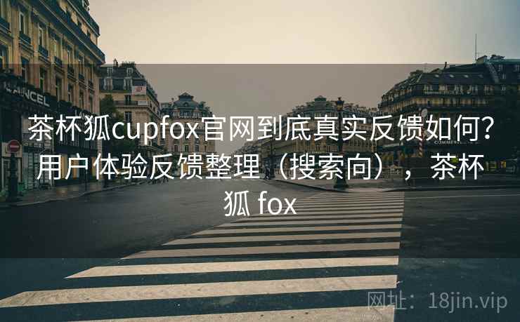 茶杯狐cupfox官网到底真实反馈如何？用户体验反馈整理（搜索向），茶杯狐 fox